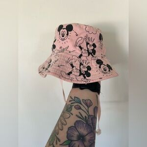 Pink Mickey Mouse Bucket Hat Toddler